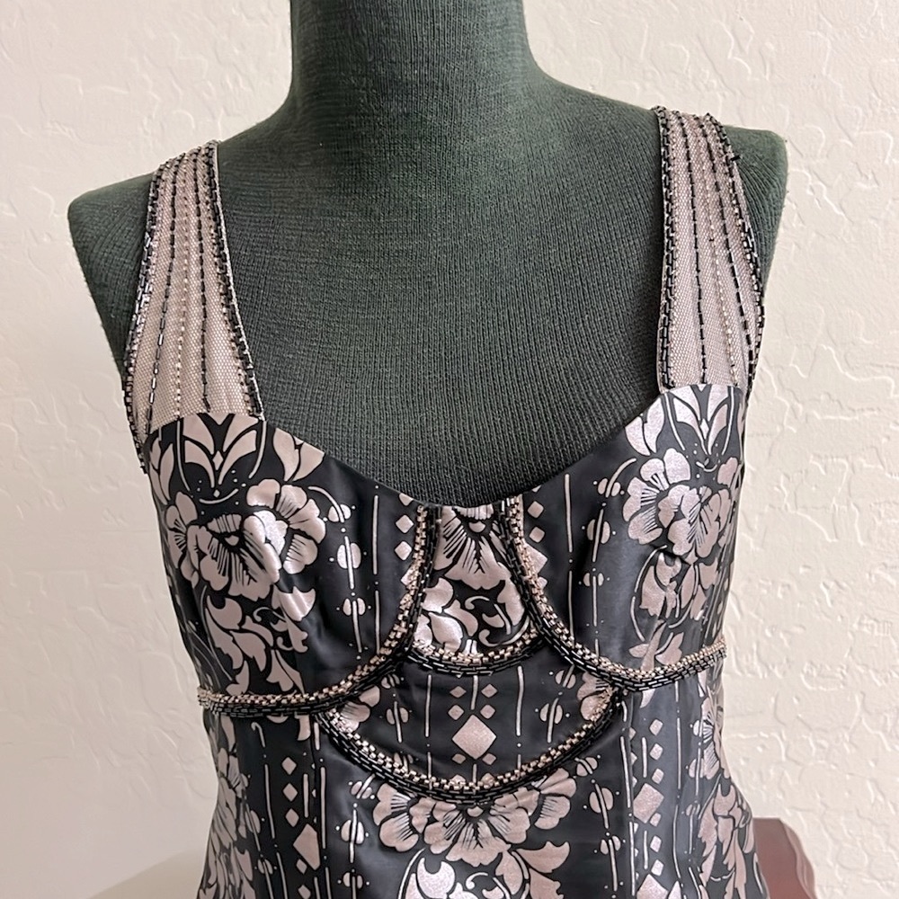 Nanette LePore silk beaded dress, dress size 4